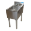 Picture of Bk Resources - UB4-21-1014HSS-P-G - 1-Compartment Underbar Dump Sink
