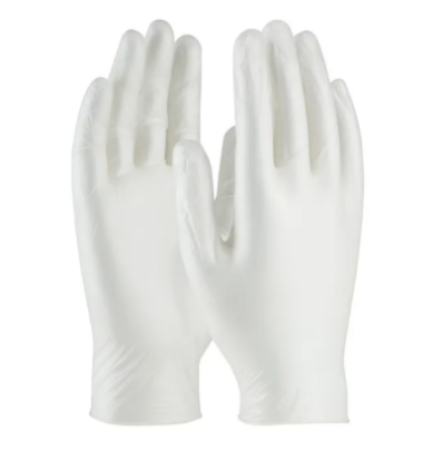 Picture of PIP - 64-V2000/L - Clear 4.5 mil Industrial Grade Vinyl Gloves (L)