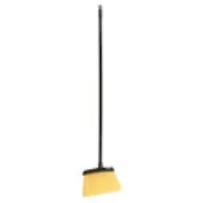 Picture of Carlisle - 4688500 - 48 in Black Metal Handle Heavy Duty Angle Broom Natural Bristles