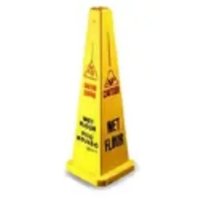 Picture of Rubbermaid - FG627677YEL - 36 in Wet Floor Cone