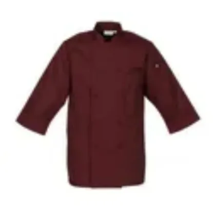 Picture of Chef Works - JLCL-MER - (XS) Merlot 3/4 Sleeve Coat